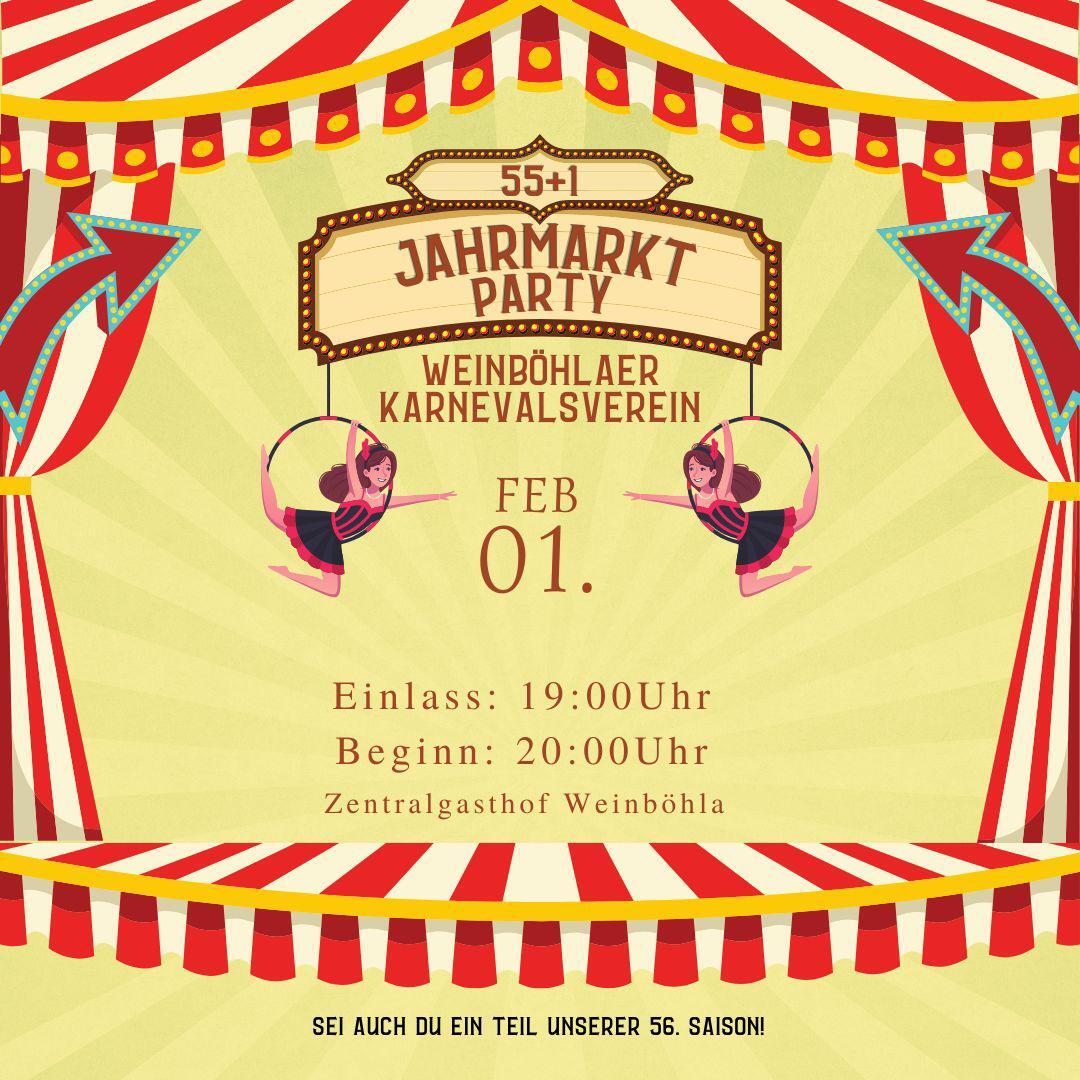 Jahrmarktparty | Jubiläumsveranstaltung "675 Jahre Weinböhla & 55+1 Jahre WKV" Jahrmarktparty | Jubiläumsveranstaltung "675 Jahre Weinböhla & 55+1 Jahre WKV"