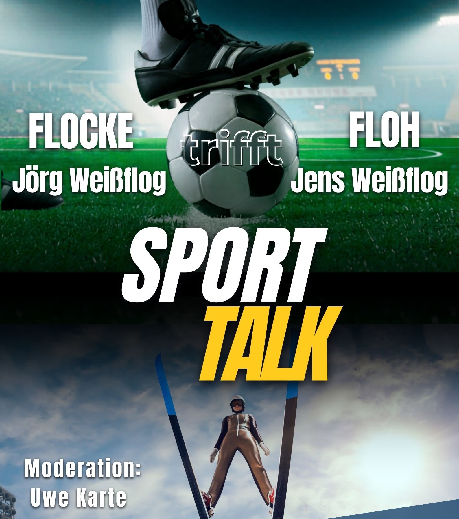 1. Weinböhlaer Sport-Talk: Jens Weißflog und Jörg Weißflog im Gespräch 